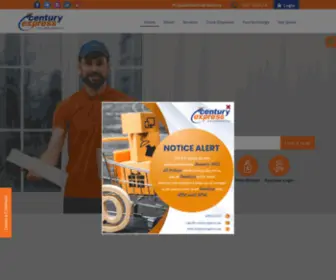 Centuryexpress.me(Professional Local International Courier Service Dubai) Screenshot