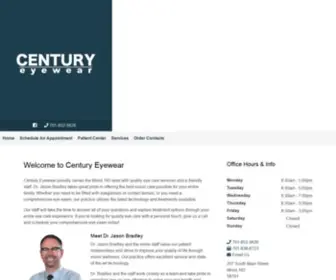 Centuryeyewear.com(Century Eyewear) Screenshot