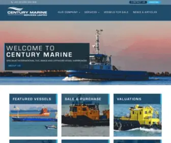 Centurymarineservices.com(Shipbrokers & Shipbroking Services) Screenshot