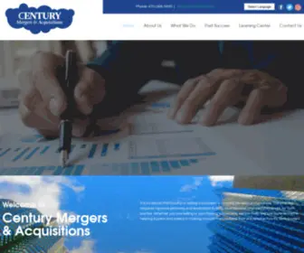 Centurymergersandacquisitions.com(Century Mergers & Acquisitions) Screenshot