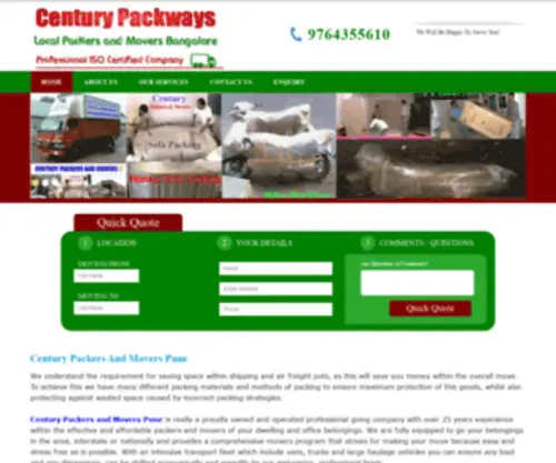 Centurypackersmoverspune.in(Packers and Movers Pune) Screenshot