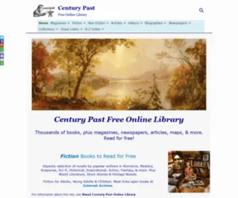 Centurypast.org(Century Past Free Library) Screenshot