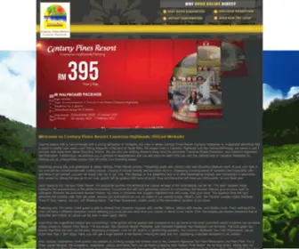 Centurypinesresort.com.my(Century Pines Resort Cameron Highlands) Screenshot