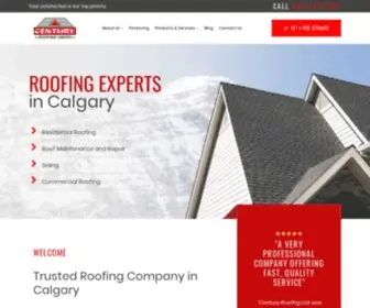 Centuryroofing.ca(Century Roofing Ltd) Screenshot