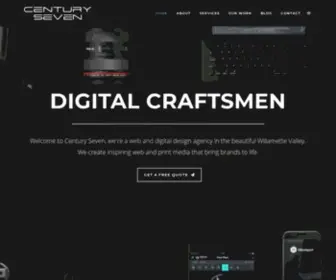 Centuryseven.com(Web Design) Screenshot