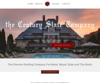 Centuryslate.com(The Century Slate Roofing) Screenshot