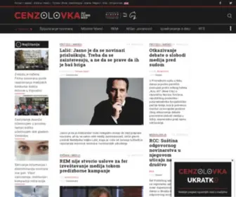 CenzolovKa.rs(Sajt o slobodi medija) Screenshot