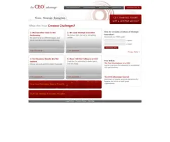 Ceoadvantage.com(Strategy Execution) Screenshot