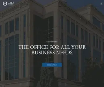 Ceocenters.com(CEO Centers offers executive office space in Atlanta) Screenshot