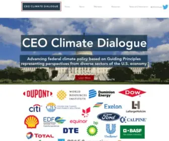 Ceoclimatedialogue.org(CEO Climate Dialogue) Screenshot