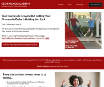 Ceofinanceacademy.com(CEO Finance Academy) Screenshot
