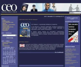 Ceo.hu(A gazdasĂĄgi intelligencia magazinja) Screenshot