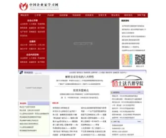 Ceolearn.com(中国企业家学习网) Screenshot