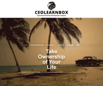 Ceolearnbox.com(Executive and Personal Development Company) Screenshot