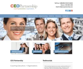 Ceopartnership.com(Personal Executive Coaching) Screenshot