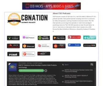 Ceopodcasts.com(Just another Entrepreneur news) Screenshot