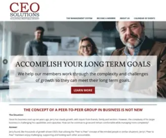 Ceosolution.net(CEO Solutions) Screenshot