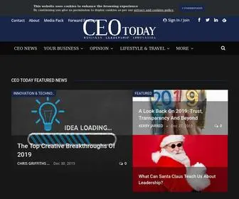 Ceotodaymagazine.com(CEO Today) Screenshot