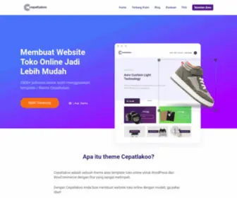 Cepatlakoo.com(Theme Website Toko Online WordPress & WooCommerce) Screenshot