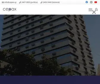 Cepax.com.uy(Estudio Jurídico) Screenshot