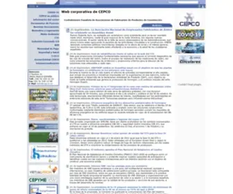 Cepco.es(Web corporativa de CEPCO) Screenshot