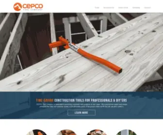 Cepcotool.com(Time Saving Construction Tools) Screenshot