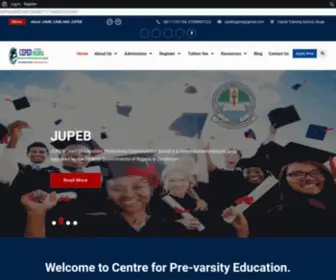 Cepednigeria.com.ng(IJMB Registration Website) Screenshot