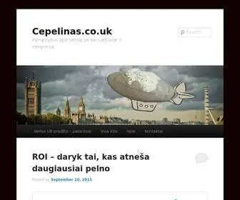 Cepelinas.co.uk(Cepelinas) Screenshot