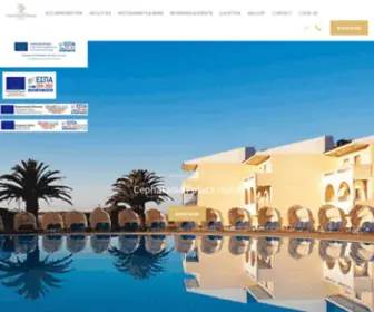 Cephaloniapalace.com.gr(Kefalonia Hotels Argile Resort & Spa) Screenshot