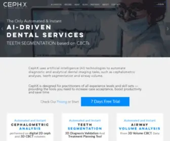 Cephx.com(Cephalometric Analysis & Teeth Segmentation Service) Screenshot