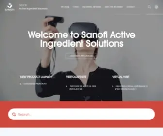 Cepia-Sanofi.com(Sanofi Active Ingredient Solutions) Screenshot