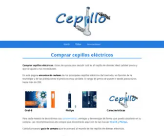 Cepilloelectrico.info(Las mejores marcas y precios en Cepillo Elctrico) Screenshot