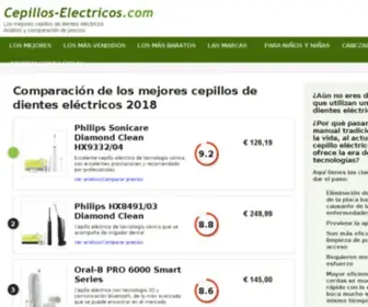 Cepillos-Electricos.com(Cepillos de dientes eléctricos) Screenshot