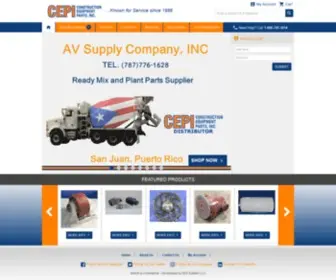 Cepimixers.com(Construction Equipment Parts) Screenshot