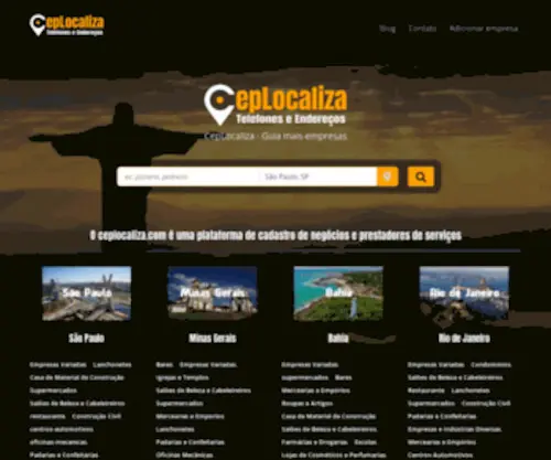 Ceplocaliza.com.br(Ceplocaliza) Screenshot