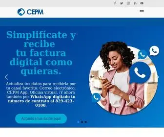 Cepm.com.do(Consorcio Energético Punta Cana) Screenshot