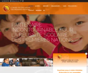 Cepn-Fnec.ca(Accueil) Screenshot