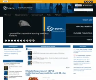 Cepol.europa.eu(European Union Agency for Law Enforcement Training) Screenshot