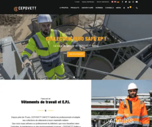 Cepovett-Safety.com(CEPOVETT) Screenshot