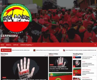 Ceppwawu.org.za(CEPPWAWU – CEPPWAWU) Screenshot
