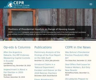 Cepr.net(Democratic) Screenshot