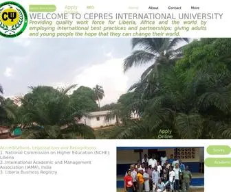 Cepres.email(CEPRES INTERNATIONAL UNIVERSITY) Screenshot