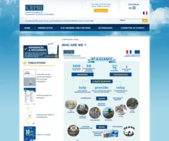 Cepri.net(Centre Européen de Prévention du Risque d'Inondation) Screenshot
