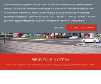 Cepsa.ma(Stations-service de carburants et lubrifiants de qualité) Screenshot