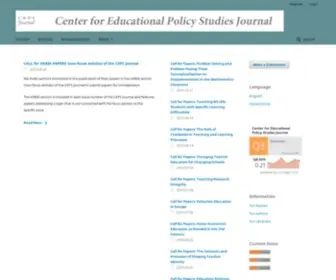 Cepsj.si(Center for Educational Policy Studies Journal) Screenshot