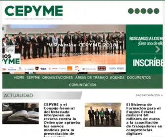 Cepyme.es(Confederaci) Screenshot