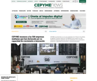 Cepymenews.com(Noticias de Pymes) Screenshot