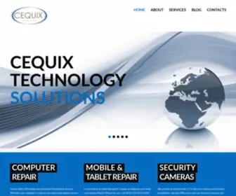 Cequix.com(Cequix Technology Solutions) Screenshot