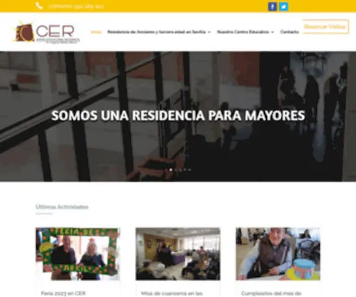 Cer-Espartinas.es(Residencia de ancianos en Sevilla para mayores y tercera edad en Sevilla) Screenshot
