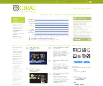 Cerac.org.co(Conflict analysis resource center) Screenshot